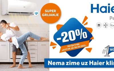 Akcija Nema zime uz Haier klime