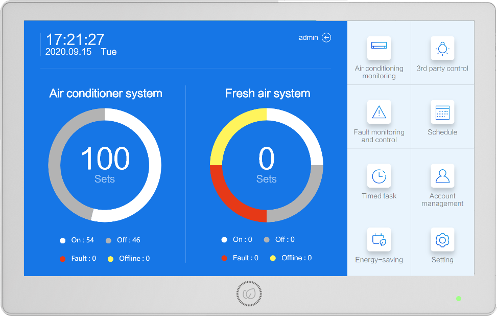 Haier centralna kontrola VRF sustava do 128 unutarnjih jedinica